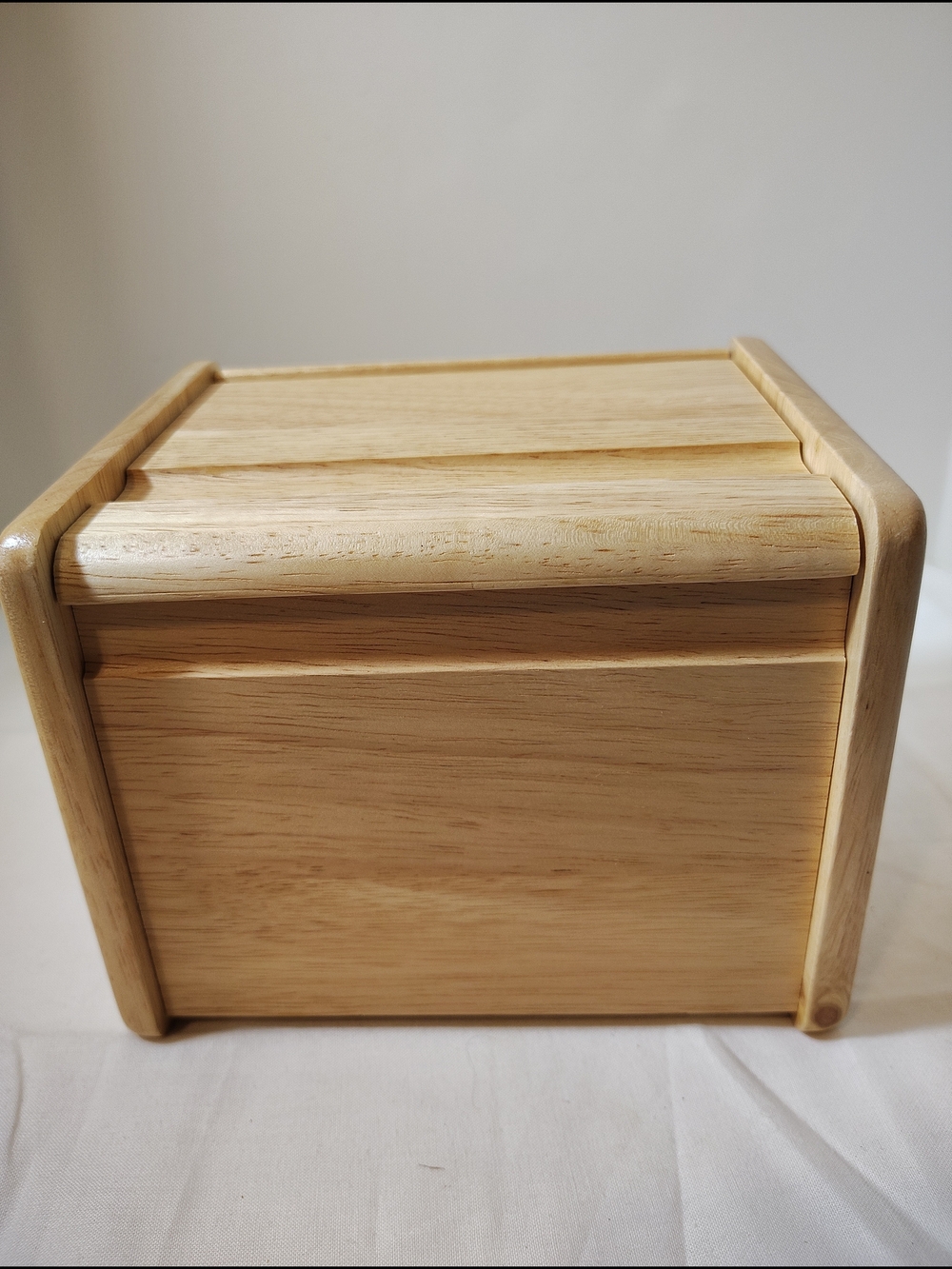 Lipper International Light Natural Wood Recipe Box